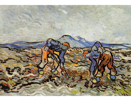 R2-1055 Vincent van Gogh - Rolníci při kopání brambor