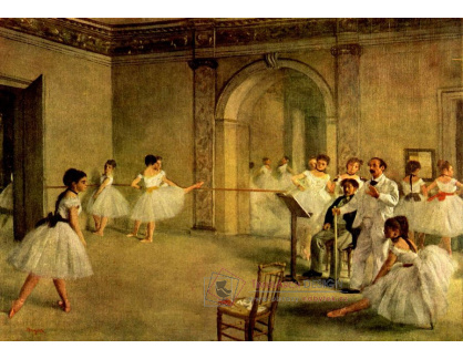 VR6-10 Edgar Degas - Balet v opeře Rue Peletier