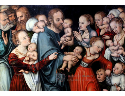 VlCR-180 Lucas Cranach - Kristus žehnající dětem