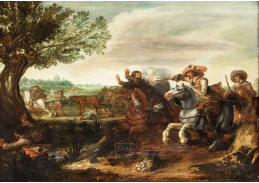 DDSO-1684 Jan Martszen de Jonge - Kavalerie v bitvě