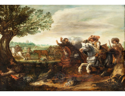 DDSO-1684 Jan Martszen de Jonge - Kavalerie v bitvě