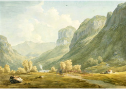 SO IX 430 John Warwick Smith - Vesnice Stonethwaite a Eagle Cragg