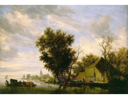 SO XIV-87 Salomon van Ruysdael - Říční krajina
