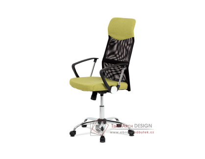 KA-E301 GRN, kancelářská židle, látka zelená / látka mesh černá