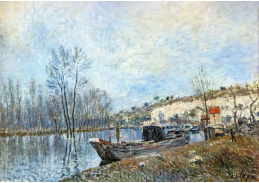 A-3940 Alfred Sisley - Břehy Loingy směrem k Moret