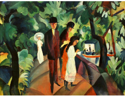 A-6066 August Macke - Procházka po mostě