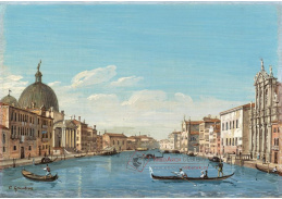 DDSO-3250 Carlo Grubacs - Grand canál se San Simeone Piccolo v Benátkách