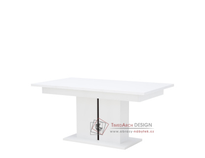 IRMA IM13, jídelní stůl rozkládací 160-200x90cm, bílá
