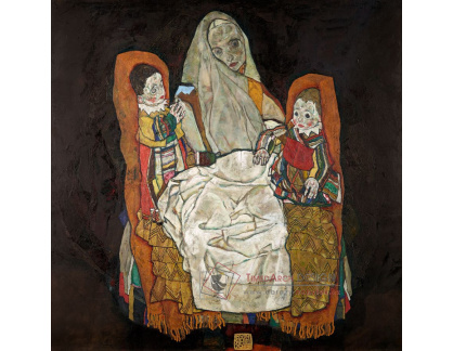 D-8290 Egon Schiele - Matka se dvěmi dětmi