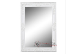 MALKIA 9, zrcadlo, dřevěný rám bílé barvy
