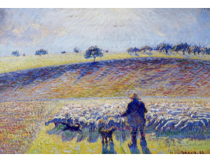 VCP-206 Camille Pissarro - Pastýř a ovce