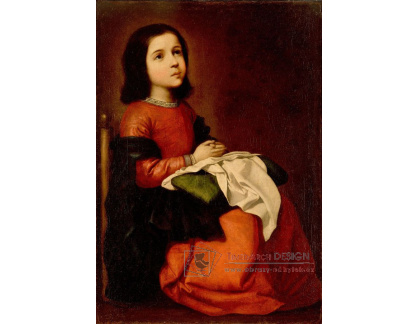 VSO235 Francisco de Zurbarán - Dětství Panny Marie