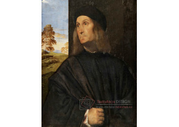 PORT-577 Tizian - Portrét malíře Giovanniho Bellini