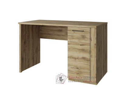 DORSI, pracovní stůl 1-dveřový 120x60cm, dub navarra