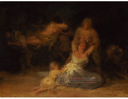 A-6900 Francisco Goya - Násilná scéna proti dvěma ženám