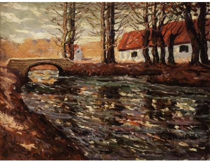 KO III-121 Ernest Lawson - Říční krajina