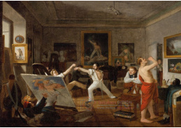 KO IV-267 Joseph Weidner - Scéna z ateliéru