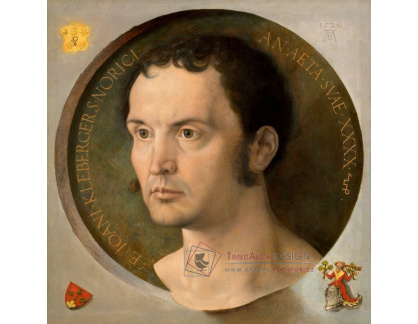 VR12-58  Albrecht Dürer - Portrét Johannese Klebergera