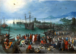 DDSO-3683 Jan Brueghel - Přístavní scéna s vyplutím z Caesarea