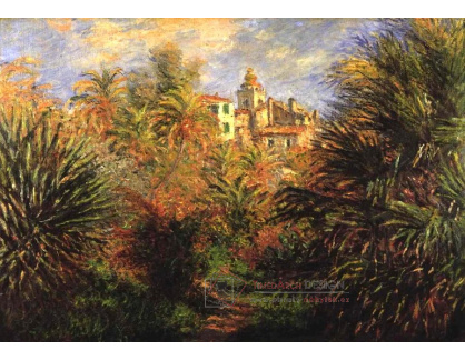 VCM 44 Claude Monet - Zahrada v Bordighera