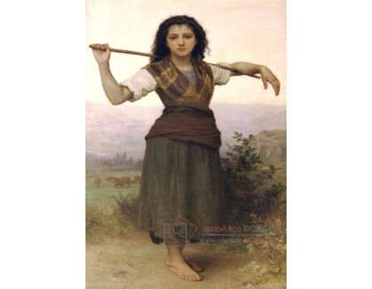 VR15-21 Adolph William Bouguereau - Pastýřka