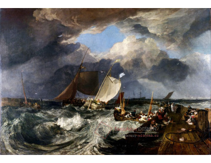 SO VI-317 Joseph Mallord William Turner - Přístavní molo v Calais