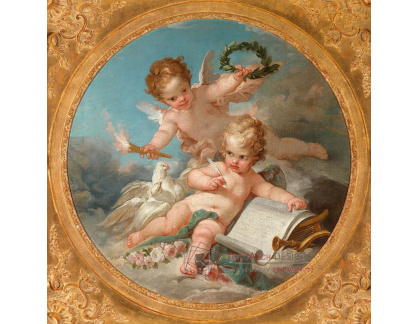 KO III-132 Francois Boucher - Alegorie poezie