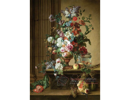 VKZ 141 Gerard van Spaendonck - Květinové zátiší s alabastrovou vázou