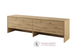 REBECCA BC-09, nádstavec k široké výklopné posteli, dub artisan