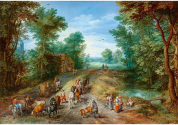 A-2241 Jan Brueghel - Lesní krajina s postavami