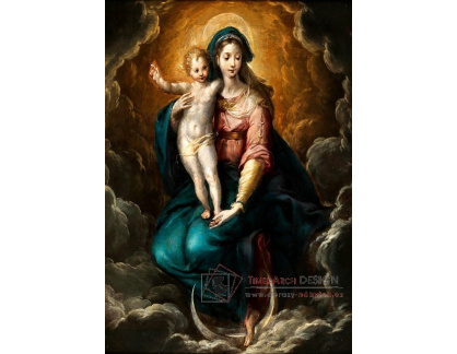 A-5793 Pomarancio - Madonna s dítětem na půlměsíci