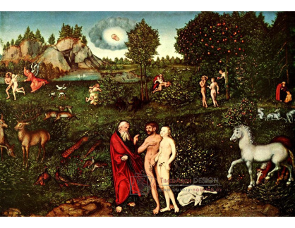 VlCR-72 Lucas Cranach - Adam a Eva v rájské zahradě