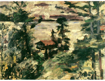 VLC 115 Lovis Corinth - Ranní mlhy nad Walchensee