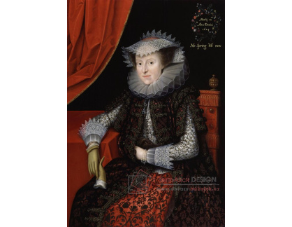 VH654 Marcus Gheeraerts - Portrét Mary Throckmorton, lady Scudamore