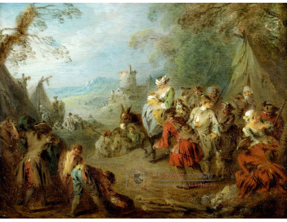 SO IX 283 Jean-Baptiste Joseph Pater - Vojenský tábor