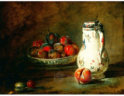 SO XIV-452 Jean Simeon Chardin - Mísa se švestkami