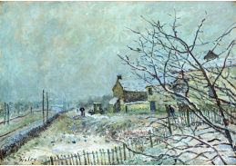 A-1905 Alfred Sisley - První sníh ve Veneux-Nadon