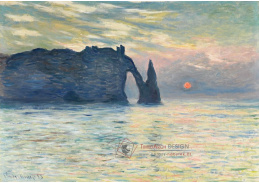 A-2000 Claude Monet - Východ slunce v Etretatu