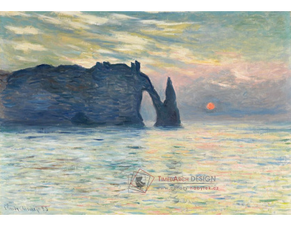 A-2000 Claude Monet - Východ slunce v Etretatu