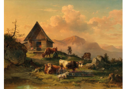 A-5073 Edmund Mahlknecht - Večerní atmosféra v Alpách