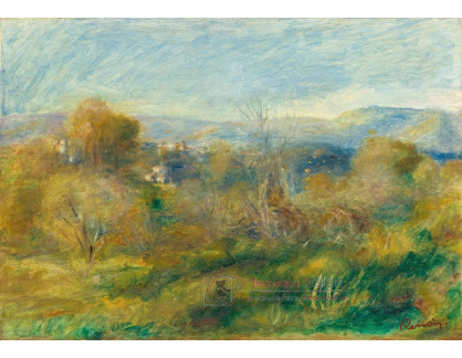 D-6711 Pierre-Auguste Renoir - Krajina s vesnicí v údolí