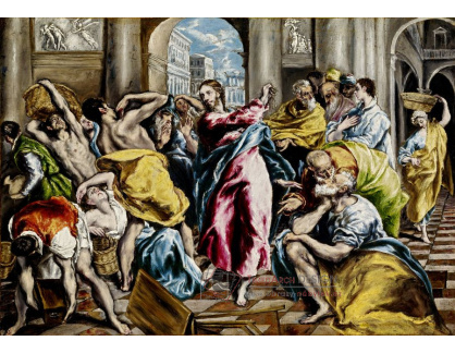D-7143 El Greco - Očištění chrámu