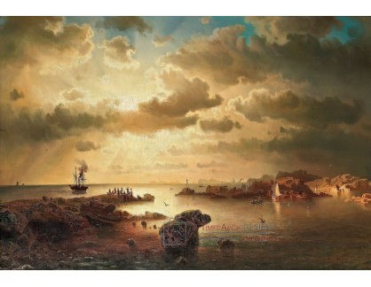 SO VIII-434 Marcus Larson - Západ slunce nad mořem