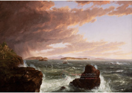 SO XIV-403 Thomas Cole - Výhled na zátoku po bouřce
