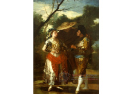 SO XVII-105 Francisco de Goya - Maja se dvěma toreadory