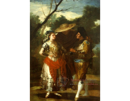 SO XVII-105 Francisco de Goya - Maja se dvěma toreadory