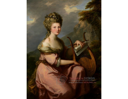 PORT-33 Angelica Kauffmann - Portrét Sarah Harrop