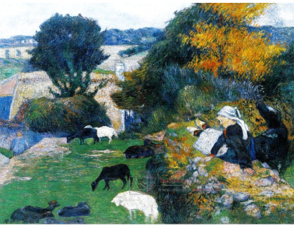 R9-254 Paul Gauguin - Bretoňská pastýřka