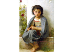 R15-89 Adolph William Bouguereau - Mladá pletařka