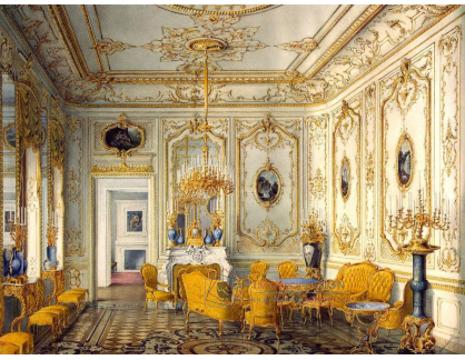 VR233 Jules Mayblum - Žlutý salón paláce knížete Stroganova